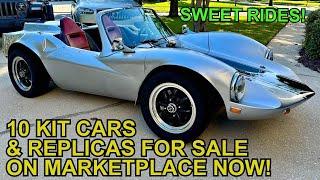 10 KIT CARS AND REPLICAS for Sale Online Now Across North America, Links to Ads in Video Description