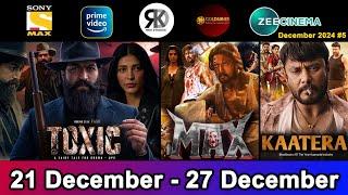 6 Upcoming New South Hindi Dubbed Movies | Confirm Release Date | Toxic Movie, Max| December 2024 #5