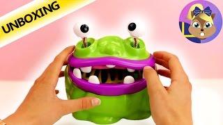 GLUBSCHI GLIBBER sällskapsspel - monster äter dina favoritsaker  (leksaker svenska)