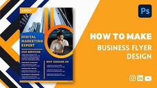 Photoshop Tutorial | How to Design Business Flyer Design | Beginners Tutorials