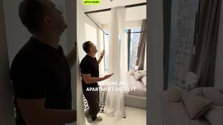  Touring a modern bright apartment 57 m2. Part 2