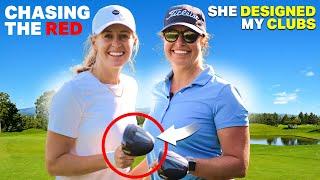 She Built My Clubs But Can We Break Par? | Chasing The Red Stephanie Luttrell