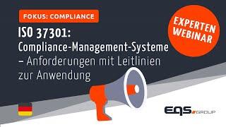 ISO 37301: Compliance-Management-Systeme – Anforderungen mit Leitlinien zur Anwendung