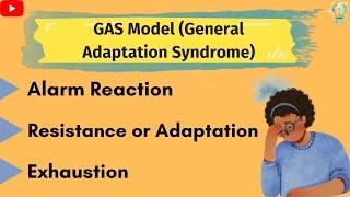 General adaptation syndrome | GAS model of stress | 3 stages of gas model | class 12 psychology