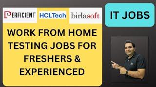 WFH Testing Jobs | Manual Testing| QA Jobs| Rd Automation Learning