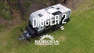 The Kokoda Digger 2 | Nimble, Single Axle Off-Road Caravan | KokodaCaravans