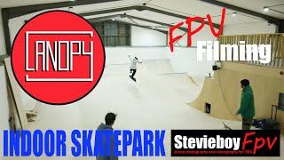 fpv filming in un opened indoor skatepark (sneak peak)