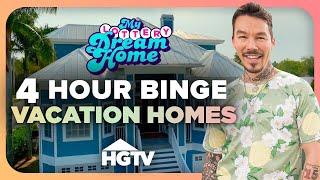 Binge 4 Hours of Stunning Vacation Homes! | My Lottery Dream Home | HGTV