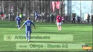 Latvijas Futbola Virslīga 2011. JFK Olimps - Skonto FC 0:4 all goals & full highlights