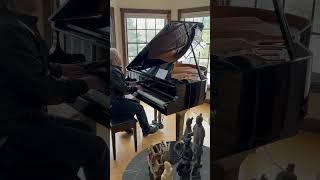 Dr. Dan Barrett on the keys for this Yamaha Concert Grand Piano at the Ness Estate in Hudson, WI!