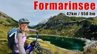 MTB-Runde Formarinsee Spullersee 42km - 950 hm