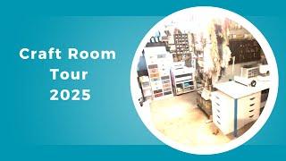 Craft Room Tour 2025: How I organize my paper crafting supplies!