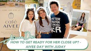 HOW TO GET READY FOR HER CLOSE UP - AIVEE DAY WITH JUDAY