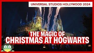 The Magic of Christmas at Hogwarts Castle Full 4K Show | Universal Studios Hollywood 2024