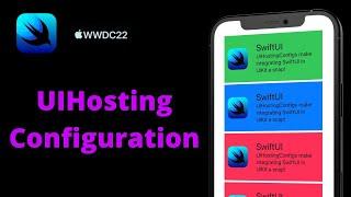 SwiftUI CollectionView Cells: UIHostingConfiguration Intro (iOS 16) – WWDC '22