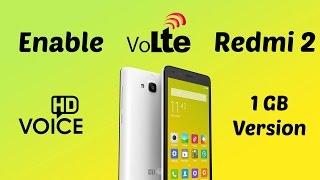 Hindi | How to enable VoLTE in Redmi 2 ( Jio 4G ) 100% working