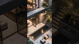 Water Features in London Courtyards #shorts #london #ai #inspiration