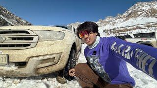 CAR BREAK DOWN HOGAI |NEVER DO THIS ALONE | GOT STUCK IN SNOW IN -25