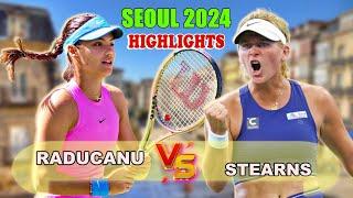 Emma Raducanu vs Peyton Stearns Rd. 1 FULL Highlights | WTA Korea Open 2024l