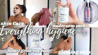 HYGIENE TIPS THAT SAVED MY LIFE🫧 , SMELL GOOD , SKIN CARE , SHOWER, DARK UNDER ARMS , HAIR LINE