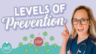 Levels of Prevention in Nursing & Public Health