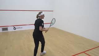 Beginner Level 1 - Progressive Movement drills with Pro Squash coach Liz Irving