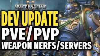 Space Marine 2 Q&A - HUGE UPDATE, Nerfs, Connection Issues, PVE, PVP, Matchmaking, New Weapons ...