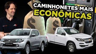 ️8 Caminhonetes mais Econômicas do Brasil 2018 (incluindo Picapes Médias Diesel e Flex - INMETRO)