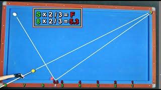 No Spin 0 Point Shooting - 3 cushion billiards system lessons 2021