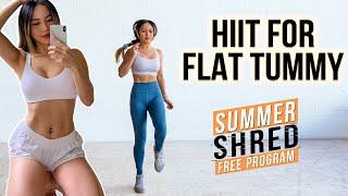 Quick & Effective HIIT Workout for Flat Tummy   15 min Calorie Burning