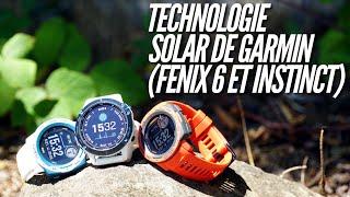 Tout savoir sur la technologie Solar de Garmin (fenix 6 Solar et Instinct Solar)