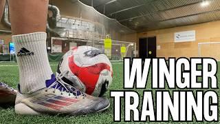 Individual Technical Training Drills For Wingers | Match Specific Winger Training Session