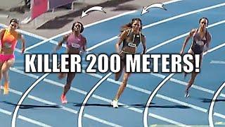 Women's 200 Meter Dash Was Wild || 2024 Athlos New York City Invitational