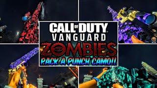 VANGUARD ZOMBIES: *PACK A PUNCH* CAMO ON ALL WEAPONS!! (ALL GUNS PACK A PUNCHED) TIERS 1 2 AND 3