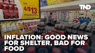 Good news for shelter, bad news for food in latest inflation report