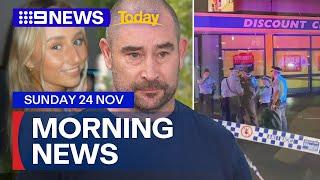 Dad speaks after daughter's suspected methanol poisoning death; Sydney shooting | 9 News Australia