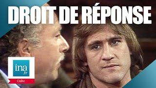 "Droit de réponse" : La 1ère avec Coluche, Gérard Depardieu… | Archive INA