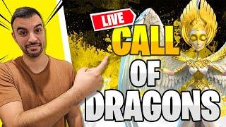 LIVE! TFS vs BxS, ECHO vs BD-O & More in KvK Pass Openings & War! | Call of Dragons