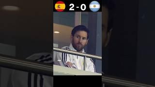 Spain 6-1 Argentina 2018 friendly Match Highlights  #football #youtube #shorts