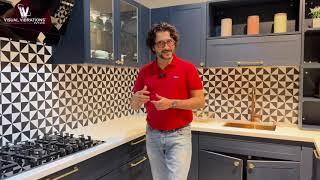 Panasonic Kitchen In Nagpur - L-Class Modular Kitchen Tour & Review With Mr. Vikas Kothari