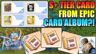 MVP CARD?! I GOT TIER S+ CARD FROM EPIC CARD ALBUM IN THE RAGNAROK! HOW TO GET RARE TIER S CARD F2P