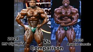 Andrew jacked at arnold classic 2025 vs Mr olympia 2024 Comparison #bodybuilding #bodybuilder