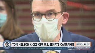 Tom Nelson kicks off U.S. Senate campaign with stop in Madison