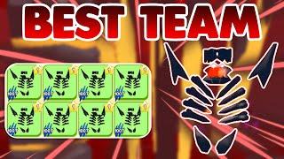 *NEW* PET SWARM SIMULATOR BEST PET TEAM! BEST STATS! SECRET TEAM! - Roblox Pet Swarm Simulator