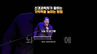 뇌과학자가 말하는 기억력 높이는 방법