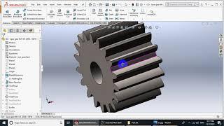 Solidworks Parts - Bài 26. Thiết kế bánh răng bằng Geartrax và thư viện