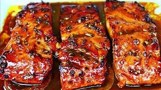 Honey Garlic Glazed Salmon Recipe - Easy Salmon Recipe