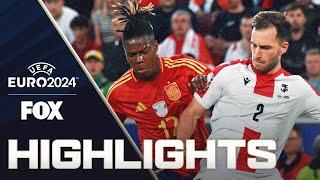 Spain vs. Georgia Highlights | UEFA Euro 2024 | Round of 16