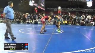 148 Champ. Round 2 - Alexis Bleau (New York) vs. Solin Piearcy (California)