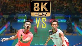 - 8K 50FPS HDR - MS - QF - Lin Dan vs Kento Momota - 2015 All England - Highlights -